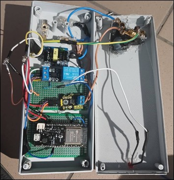 Smart IoT Plug — open PCB board