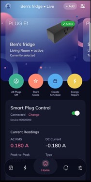 App — main dashboard